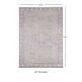 thumbnail image 3 of Contemporary Home Living 2.25' x 3.25' Rectangular Persian Medallion Area Throw Rug - Cream, 3 of 7