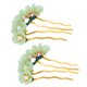 thumbnail image 2 of ColoMX 2 horquillas decorativas para el pelo de estilo chino, con diseño floral., 2 of 7