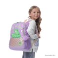thumbnail image 2 of TOTTO Mochila Escolar Grande para Niña con Bolsillo para Botella | 18 L - KACTY L Purpura G, 2 of 6