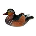 thumbnail image 1 of Mandarin Duck Statue Ornament Pool Sculpture Decoration Resin Multicolor Durable Decoy Artificial Animal Sculptures, 1 of 13