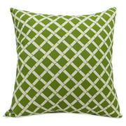 Majestic Home Goods Indoor Outdoor Sage Bamboo Extra Large Decorative Throw Pillow 24 in L x 10 in W x 24 in H