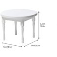 thumbnail image 2 of Miniature Dining Table Chair Set DIY Miniature Furniture 1:12 Model Mini House Accessories for Decoration Art Craft - Requires Assembly, 2 of 7