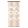 thumbnail image 6 of Natural Wood Bamboo Beaded Curtain Fly Screen Bedroom  Bath Doorway Vintage Porch Divider, 6 of 12