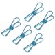 thumbnail image 1 of Uxcell 1" Clips de alambre metálico pequeños multiusos, abrazaderas para bolsas, 45 unidades, azules, 1 of 5