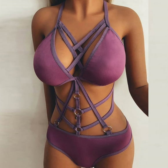 Harness Underwear Set Garter Belts Sexy Women Waist To Leg Bandage Cage Straps Bra Garter Body Belts Lingerie Black Garter