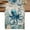 Teal White, variant on Table Runner 36 Inches Long, Teal Octopus Coastal Decorative Table Runner for Party Wedding Home Decor, Summer Beach Nautical Starfish Retro Dresser Scarves for Kitchen Tables Decor 13x36 Inch