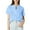 Blue, variant on Women Blouses Lace Solid Color Marble Print V Neck Button Short Sleeve Fashion Elegant Womens Summer Tops Activewear,Green,XXL