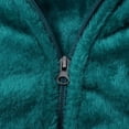 thumbnail image 6 of Hontri Women's Winter Zipper Wool Teddy Casual Coat Zipper Pocket Winter Warm Soft Jacket on Sales, Plus Size Coat for Women, 6 of 9