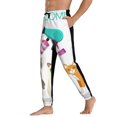 thumbnail image 3 of Kdxio Pet Care Grooming Pattern Joggers,Sweatpants for Men with Pockets-Small, 3 of 5