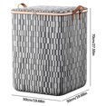 thumbnail image 4 of kkbbma under $5 Durable Storage Clothing Bags - Clothes Storage Bins Foldable Storage Containers Clothes Organizer with Reinforced Handle for Blankets, Bedding, Collapsible with Zipper, 4 of 9