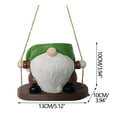 thumbnail image 7 of ZHMRFG Dwarf Resin Succulent Flower Pot 13In Drainage Hole Whimsical Style Decor Party Favors For Home Garden Indoor Desktop Plant Display Cactus Succulent Nursery Pot Holiday Gift Decoration, 7 of 7