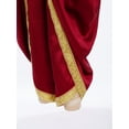thumbnail image 5 of inlzdz Kids Boys Dance Dhoti Pants Bottom Carnival Party Fancy Dress Loose Fit Yoga Hippie Trousers Burgundy 12, 5 of 6