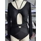 thumbnail image 1 of Traje de baño de bikini con estampado push up sexy, traje de baño de manga larga para mujer, traje de baño para mujer, 1 of 6