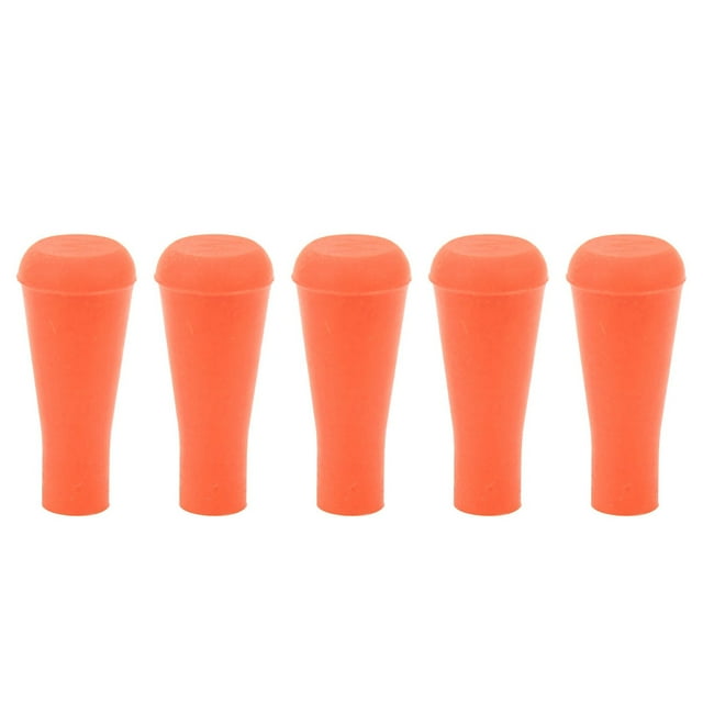 Pointes de Flèche en Caoutchouc Souple, Embouts en Caoutchouc pour Tir à l'Arc, Pratique, Résistantes à l'Usure pour le Tir, Noir, Rouge, Orange