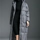 thumbnail image 4 of Abrigos de mujer Chaquetas de plumón nuevas de invierno Sencillas e informales Sólidas con bolsillos Prendas de abrigo A prueba de viento Gruesas sueltas Con capucha Plumífero de mujer Parker, 4 of 4