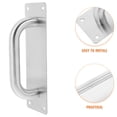 thumbnail image 3 of Poignée de Porte Coulissante en Acier Inoxydable Plaque de Porte en Métal Robuste pour Porte de Feu Commerciale Poignée de Remplacement Taille P, 3 of 9