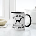 thumbnail image 4 of CafePress - Life Is Better With Plott Hound Mug - 11 oz Ceramic Mug - Novelty Coffee Tea Cup, 4 of 4