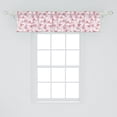 thumbnail image 2 of Ambesonne East Valance Pack of 2, Japanese Cherry Blooms, 54"X12", Pale Pink Blush, 2 of 3