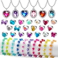 thumbnail image 1 of Set de joyas XFFFun Princess Dress Up 36 piezas para niñas de 4 a 6 años, 1 of 8