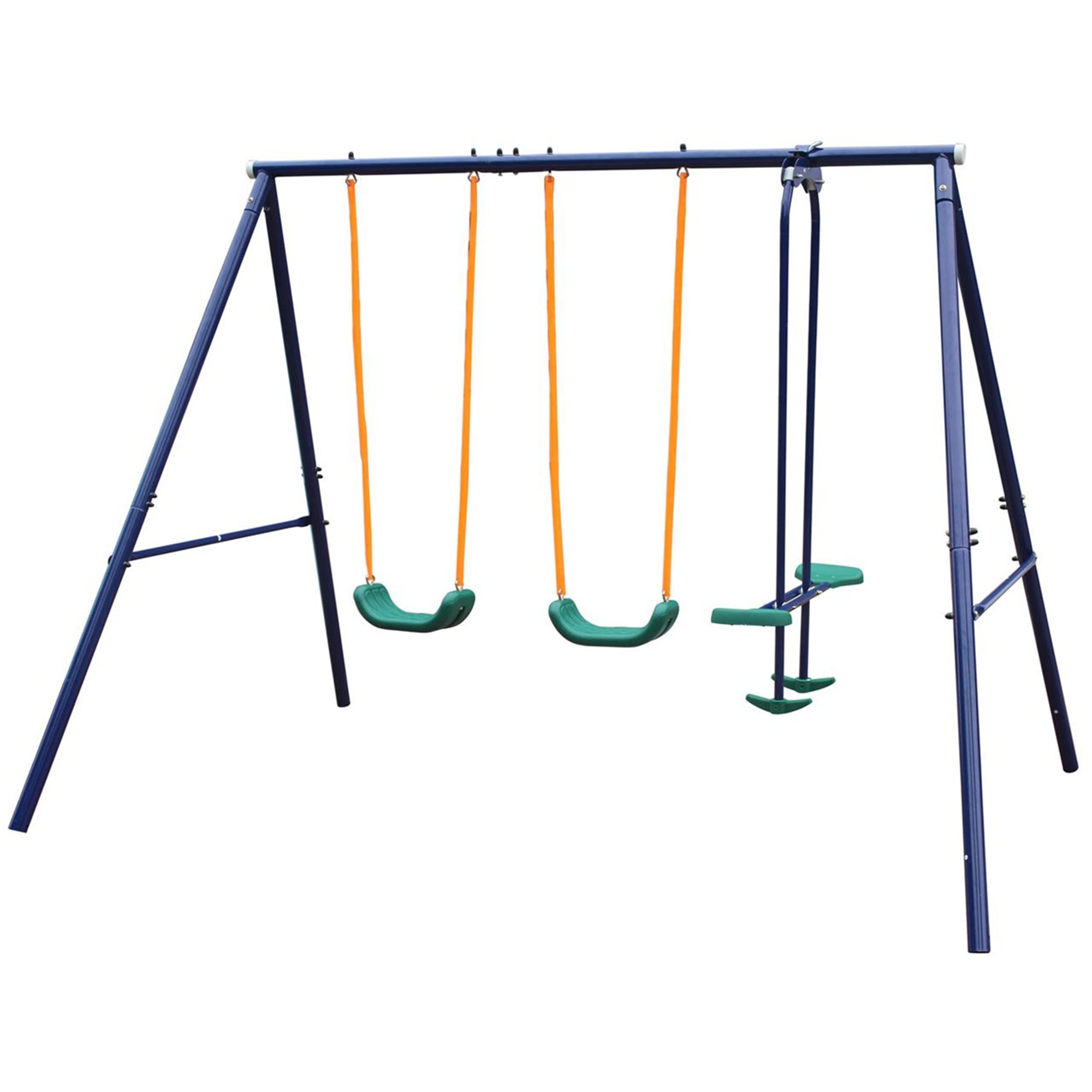 KL KLB Sport Metal Swing Set Outdoor with Glider Walmart