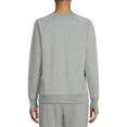 thumbnail image 3 of Time & Tru Women's Raglan Fleece Crewneck Sweatshirt, 3 of 5