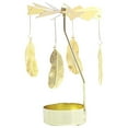 thumbnail image 1 of Clearance! Aromatherapy Candle Holder Girl'S Heart Golden Revolving Lantern Revolving Dinner Atmosphere Arrangement, 1 of 5