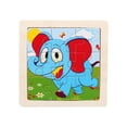 thumbnail image 1 of Binmer Wooden Kids 9 - Piece Puzzle, Educational and Learning Toy Great for Skill Development, 1 of 1