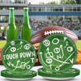 thumbnail image 5 of 96 Pieces Football Tableware Set Paper Plates Green Party Favors Decorations  for Birthday and Touchdown Game, 5 of 8