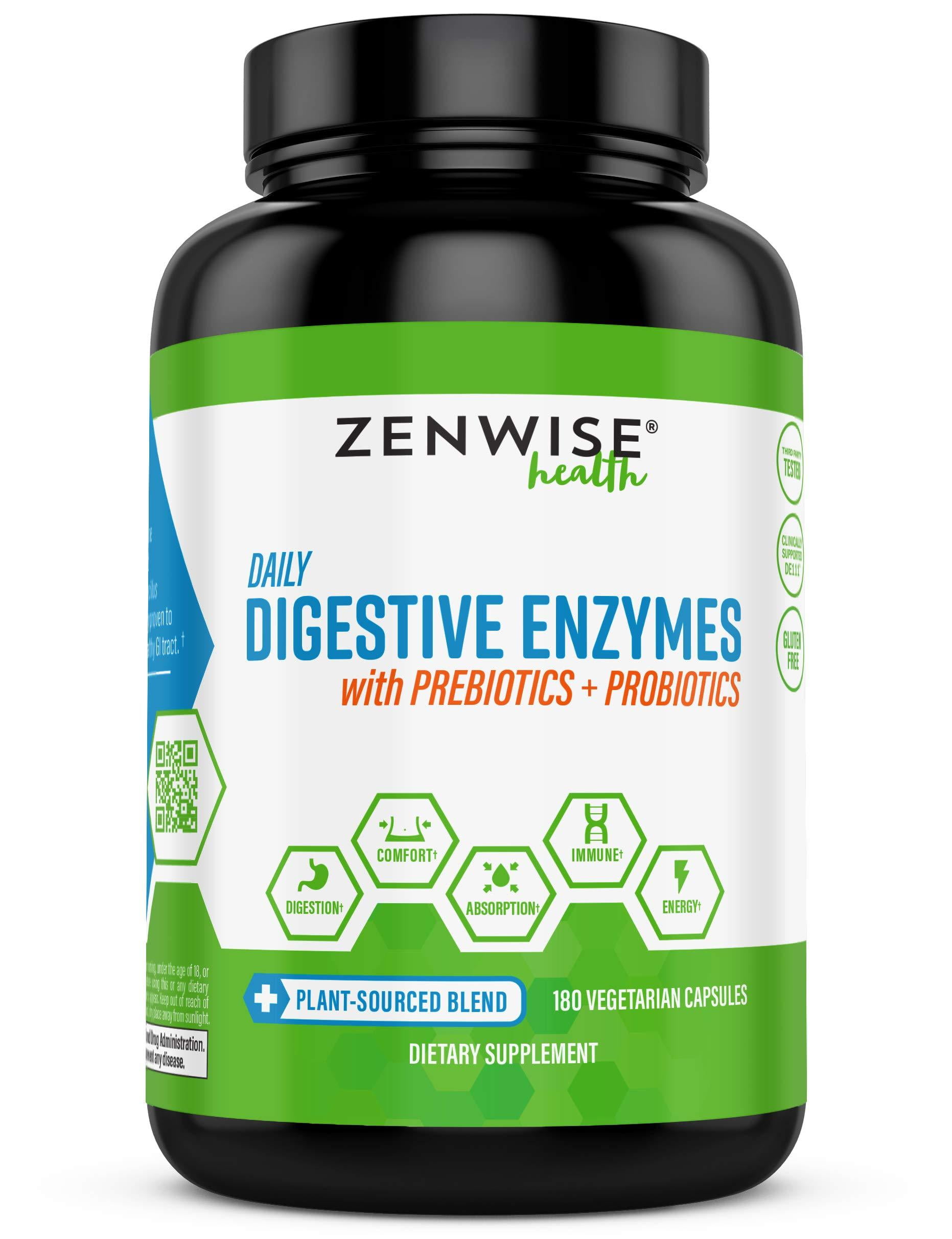 Zenwise Health Digestive Enzymes Plus Prebiotics & Probiotics