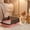 Pink, variant on Open Top High Side Cat Litter Box, Semi Open Cats Litter Box, Anti-Splashing Cats Litter Pan,Kitten Toilet with Litter Sifting Scoop,Semi-Enclosed Removable Kittens Litter for Boxes Easy to Clean