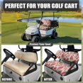 thumbnail image 4 of Yuyamidu Strawberry Golf Cart Seat Cover Backrest Cover Set of 2 Pink Travel Sports Cart Seat Cushion Covers for 2 Person Seats Club Car Golf Cart Accessories, 4 of 7