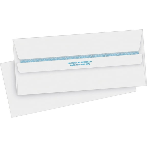 Business Source, BSN04645, Regular Security Invoice Envelopes, 500 / Box, White