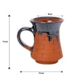 thumbnail image 5 of Sowpeace Terracotta Coffee Mug of Smile, 5 of 11