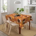 thumbnail image 6 of Thanksgiving Turkey Tablecloths Polyester Table Cloth for Kitchen Dinning Table Washable Table Cover for Parties Wedding Picnic, 6 of 6
