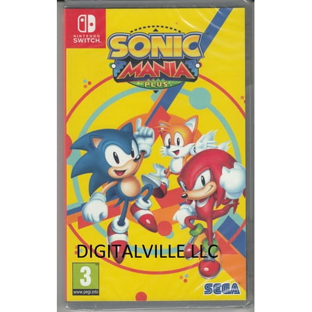 Sonic Mania Plus Nintendo Switch Brand New Factory Sealed No artbook is included