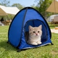 thumbnail image 6 of Portable Pet Tent Lightweight Dog Cat Shelter Breathable Mesh Sun Protection Foldable for Indoor Outdoor Camping Picnic Park Outing for Small Medium Dogs Cats Kittens Puppies Small Pets Supplies, 6 of 6