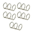 thumbnail image 3 of 5 uds 3 anillos carpetas de hojas metálicas sueltas 3 agujeros anillos de carpeta de hojas metálicas sueltas anillos de libro , Plata 30mm DYNWAVEMX Anillos de libro, 3 of 8
