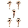 thumbnail image 2 of yingyy Collants Opaques avec Filet Collants Respirants pour Femmes à la Mode 5Set, 2 of 6