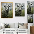 thumbnail image 4 of Designart "Meadow Buck in Grey Peaks" Animals Canvas Wall Art - Traditional Grey Goat Living Room Canvas Art, 4 of 6