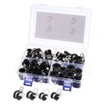 thumbnail image 1 of Unique Bargains 76pcs Câble Pinces Assortiment Kit, en Acier Inoxydable Caoutchouc Amorti Pince Isolée Assortis, 1 of 5