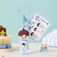 thumbnail image 2 of Llavero con dibujos animados de Nurse Angel Soft Rubber Nurse con portapapeles, 2 of 2