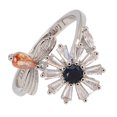 thumbnail image 1 of Ring, Anxiety Relief Ring Flower Rotating  For Meditation, 1 of 8