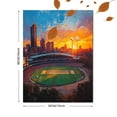 thumbnail image 3 of Melbourne Cricket Ground Sunset Canvas Print/Painting， Suitable for Living Room， Office， Study， and Hotel Decoration., 3 of 8
