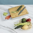 thumbnail image 2 of Heavy-Duty Bamboo Cutting Board With Slide Out Drawer Tray For Kitchen Use, 2 of 10