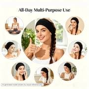 Kabuer Headbands for Women, 12 Pack No Slip Elastic Hair Bands for Workout, Running, Yoga and Daily Wear, Multi-Color