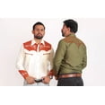 thumbnail image 3 of Camisa Vaquera Cheyenne Bordada Con Gamuza, Gran Herradura, 3 of 3