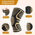 thumbnail image 6 of [1 Pair] Copper Ion-Infused Knee Supports Relieves Knee Pain Strong Compression Support Meniscus-Specific Knee Sleeves, 6 of 6