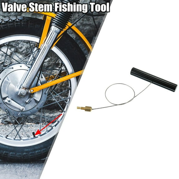 Tire Valve Stem Fishing Tool Puller With Valve Core Remover For Car Motorcycle Fangkenuo