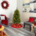 thumbnail image 6 of Nearly Natural 5ft. Vancouver Fir Natural Look Artificial Christmas Tree with 350 Clear LED Lights and 1054 Bendable Branches, 6 of 10
