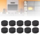 thumbnail image 4 of Almohadilla De Aislamiento De Subwoofer, Reduce La Resonancia Sonido Claro 50 Piezas Pies De Aislamiento De Altavoz Autoadhesivos Para Reproductor De CD, 4 of 7